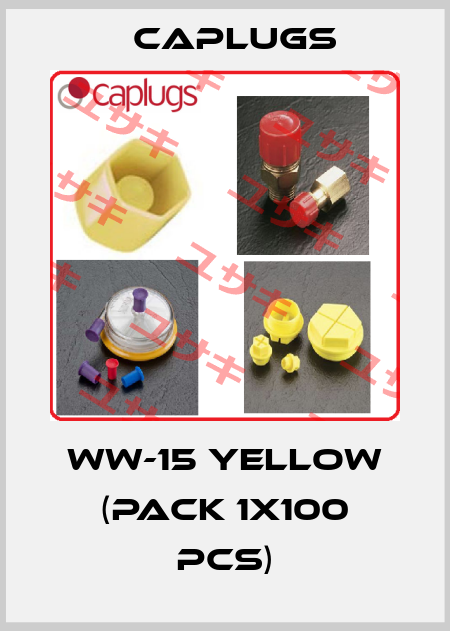 WW-15 Yellow (pack 1x100 pcs) CAPLUGS