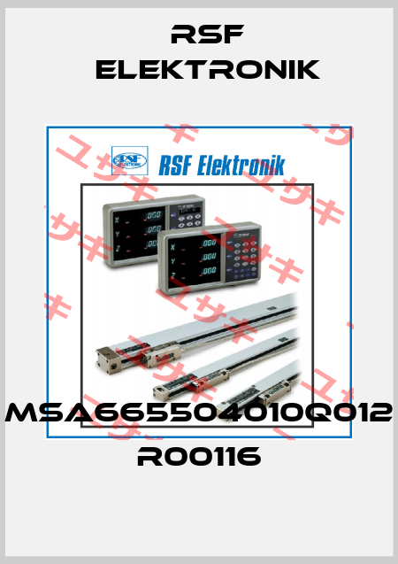 MSA665504010Q012  R00116 Rsf Elektronik