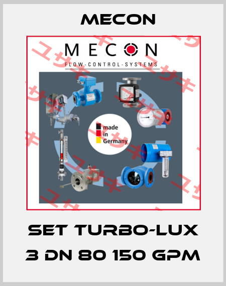 SET Turbo-Lux 3 DN 80 150 GPM Mecon