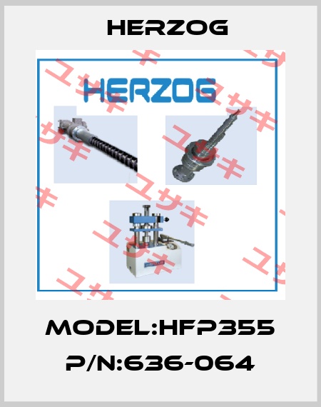Model:HFP355 P/N:636-064 Herzog