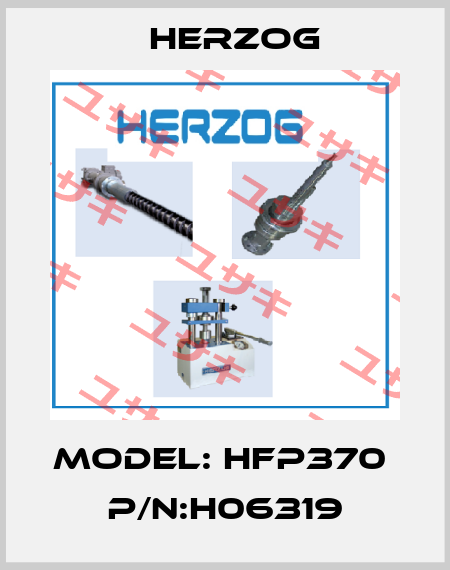 Model: HFP370  P/N:H06319 Herzog