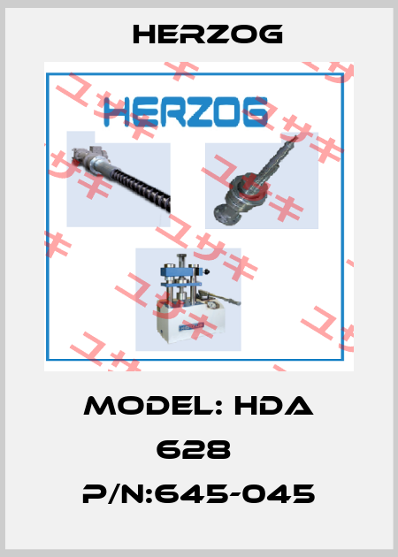 Model: HDA 628  P/N:645-045 Herzog