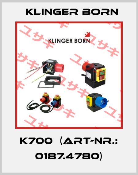 K700  (Art-Nr.: 0187.4780) Klinger Born