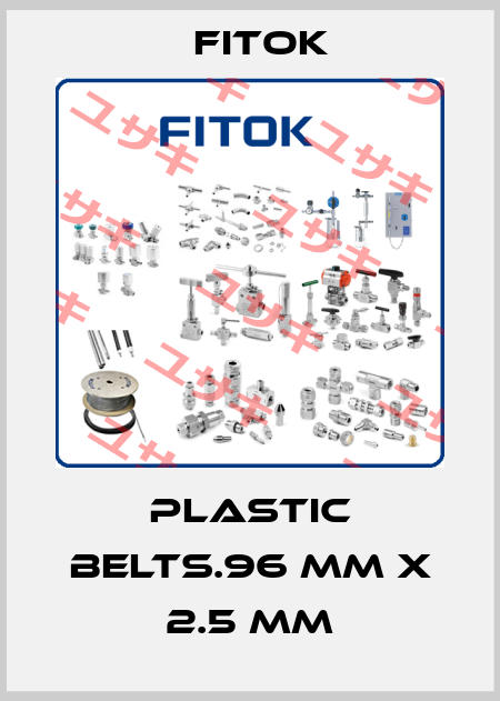 PLASTIC BELTS.96 MM X 2.5 MM Fitok