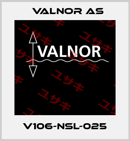 V106-NSL-025 VALNOR AS