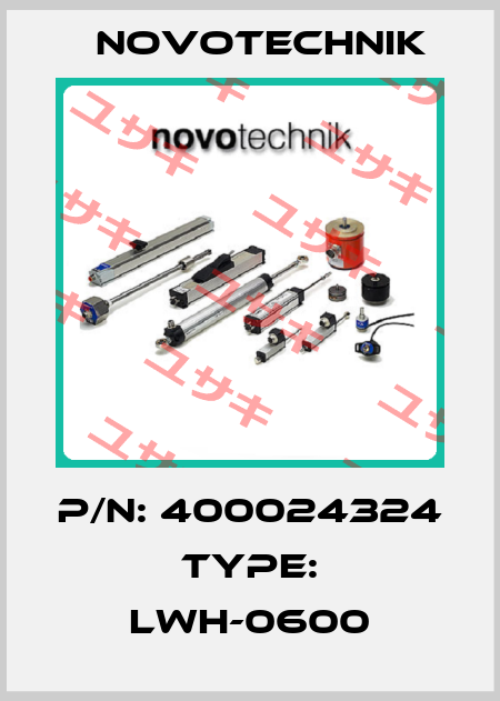 P/N: 400024324 Type: LWH-0600 Novotechnik