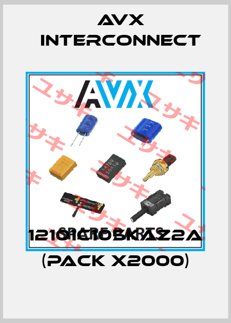 12101C105KAZ2A (pack x2000) AVX INTERCONNECT