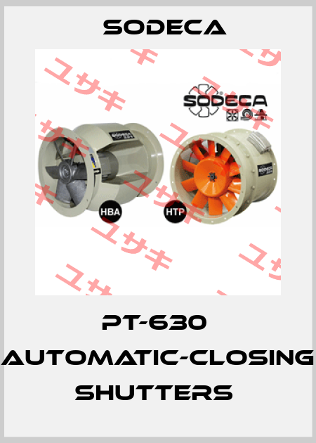 PT-630  AUTOMATIC-CLOSING SHUTTERS  Sodeca