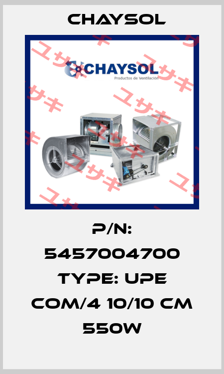 P/N: 5457004700 Type: UPE COM/4 10/10 CM 550W Chaysol