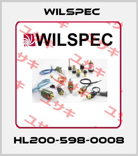 HL200-598-0008 Wilspec