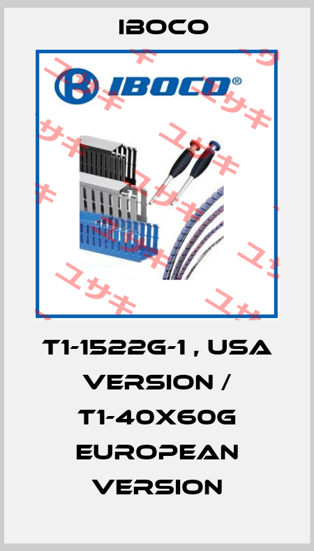 T1-1522G-1 , USA version / T1-40X60G European version Iboco