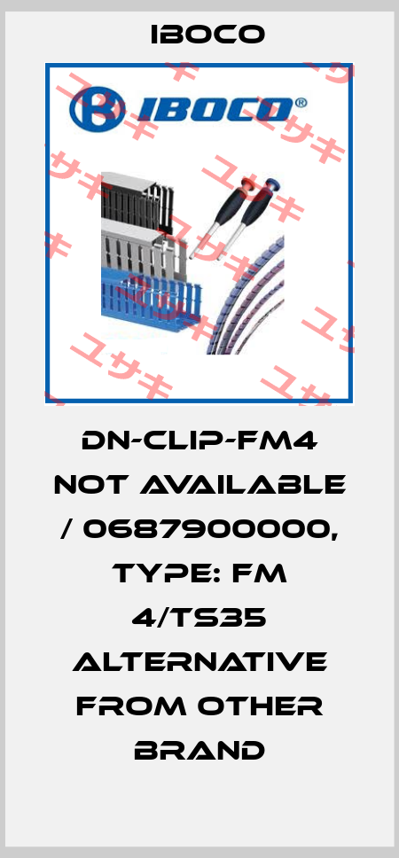 DN-CLIP-FM4 not available / 0687900000, Type: FM 4/TS35 alternative from other brand Iboco
