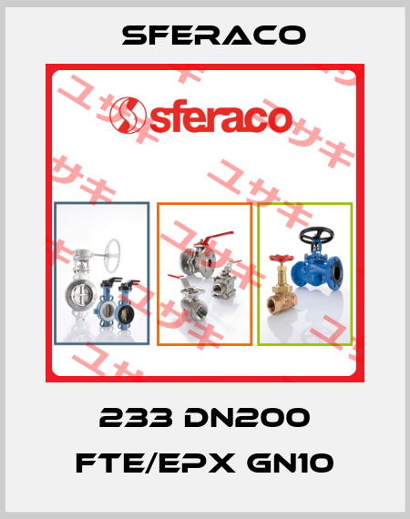 233 DN200 FTE/EPX GN10 Sferaco