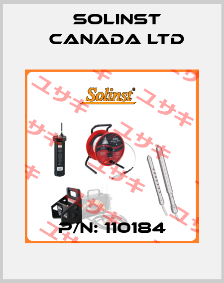P/N: 110184 Solinst Canada Ltd