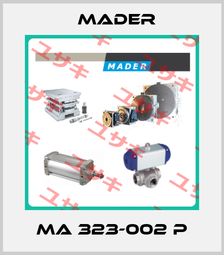 MA 323-002 P Mader