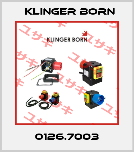 0126.7003 Klinger Born
