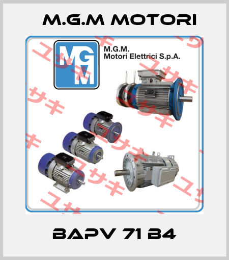 BAPV 71 B4 M.G.M MOTORI