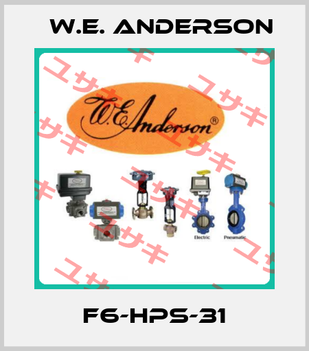 F6-HPS-31 W.E. ANDERSON