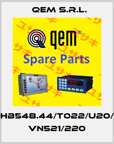 HB548.44/T022/U20/ VN521/220 QEM S.r.l.
