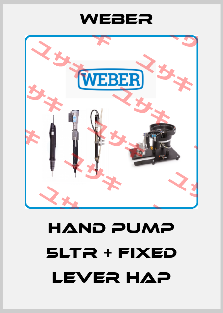 hand pump 5LTR + FIXED LEVER HAP Weber
