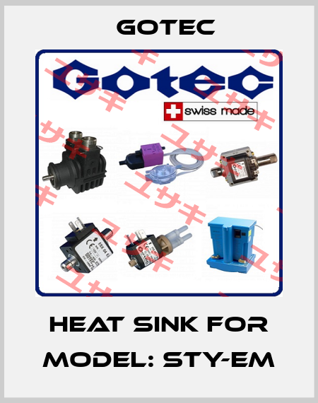 heat sink for Model: STY-EM Gotec