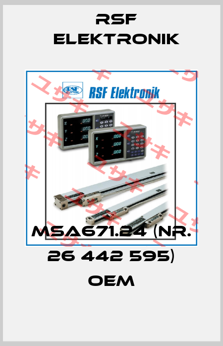 MSA671.24 (Nr. 26 442 595) oem Rsf Elektronik