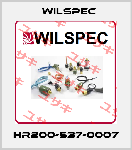 HR200-537-0007 Wilspec