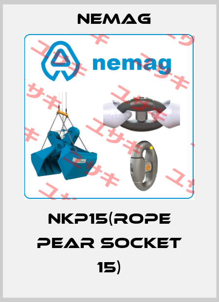 NKP15(ROPE PEAR SOCKET 15) NEMAG