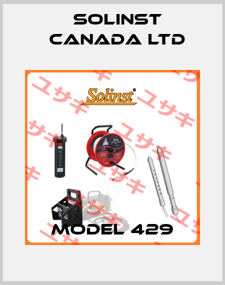 Model 429 Solinst Canada Ltd