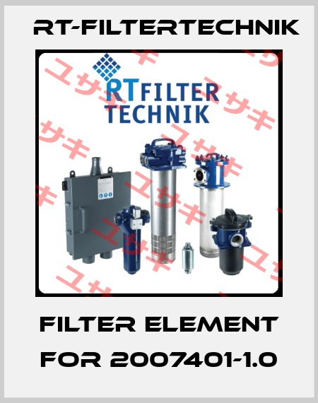 Filter element for 2007401-1.0 RT-Filtertechnik