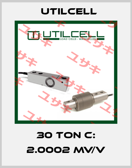 30 TON C: 2.0002 MV/V Utilcell