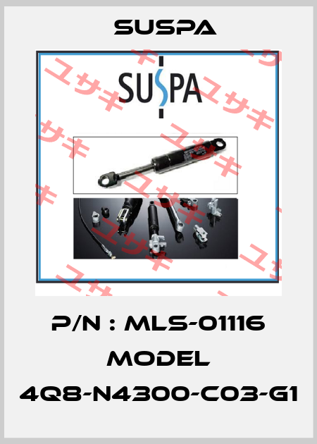 P/N : MLS-01116 MODEL 4Q8-N4300-C03-G1 Suspa