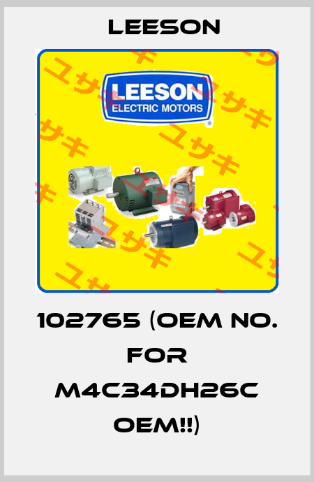 102765 (OEM No. for M4C34DH26C OEM!!) Leeson