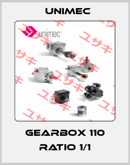GEARBOX 110 Ratio 1/1 Unimec