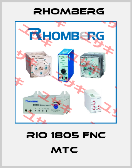 RIO 1805 FNC MTC  Rhomberg Electronics
