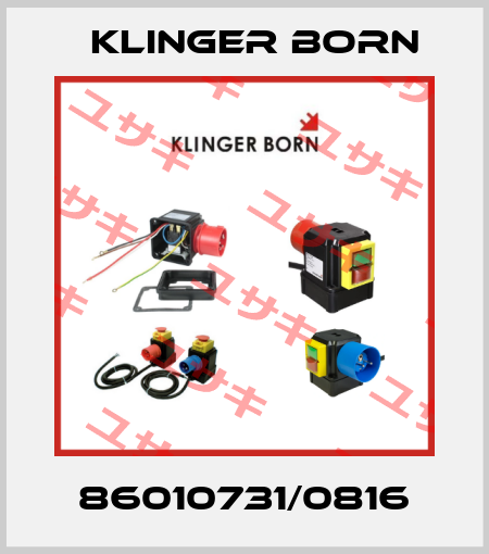 86010731/0816 Klinger Born