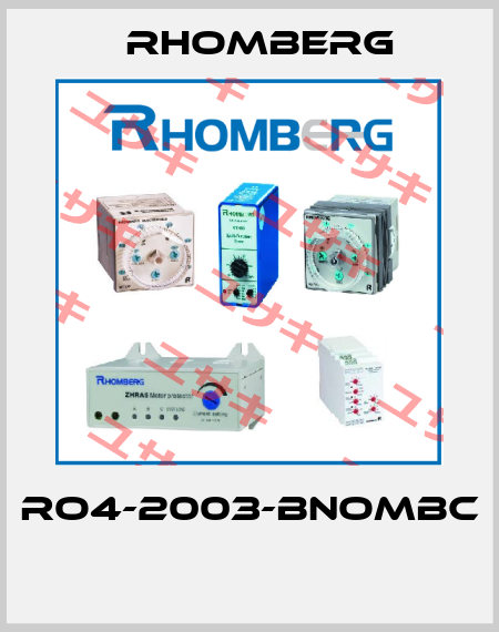 RO4-2003-BNOMBC  RHOMBERG BRASLER