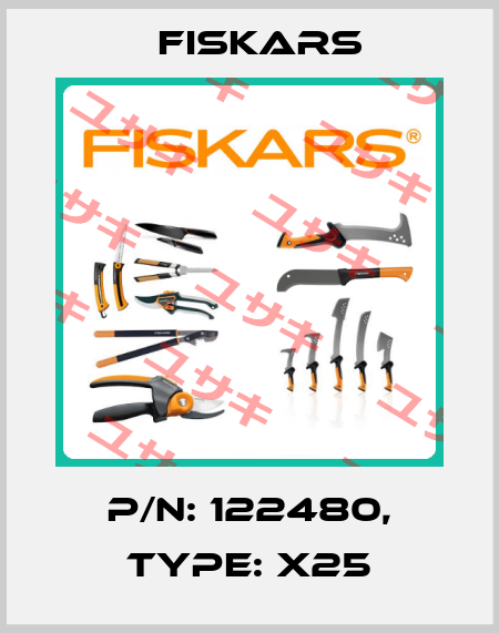 P/N: 122480, Type: X25 Fiskars