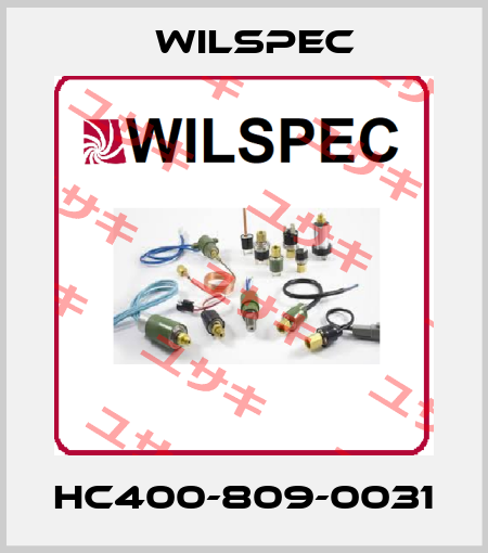 HC400-809-0031 Wilspec