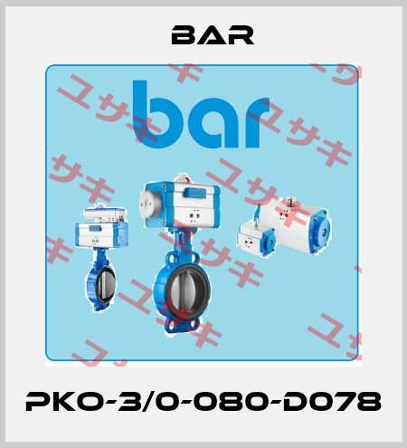 PKO-3/0-080-D078 bar