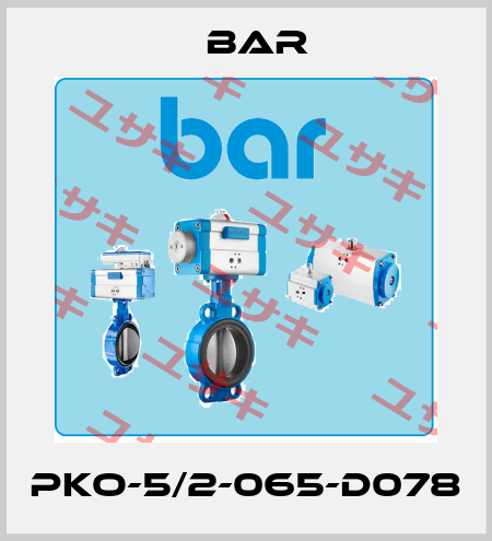 PKO-5/2-065-D078 bar