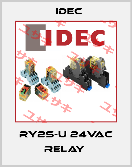 RY2S-U 24VAC relay  Idec