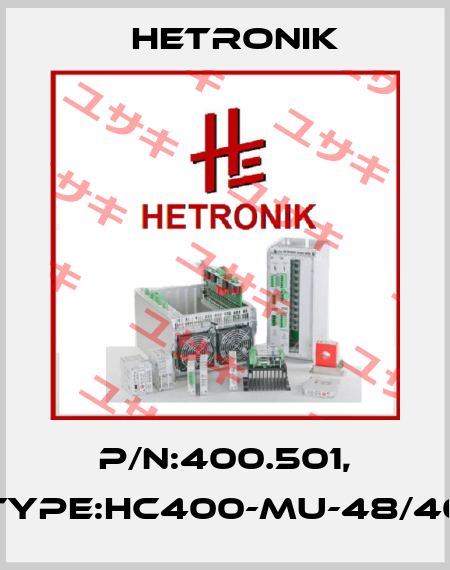 P/N:400.501, Type:HC400-MU-48/40 HETRONIK