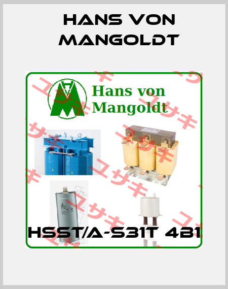 HSST/A-S31T 4B1 Hans von Mangoldt