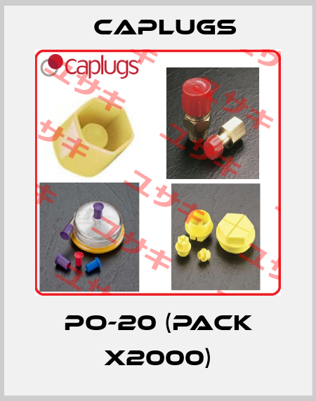PO-20 (pack x2000) CAPLUGS