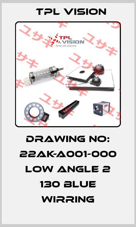 Drawing no: 22AK-A001-000 Low Angle 2 130 Blue Wirring TPL VISION