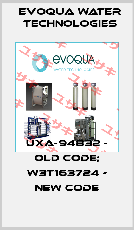 UXA-94832 - old code; W3T163724 - new code Evoqua Water Technologies