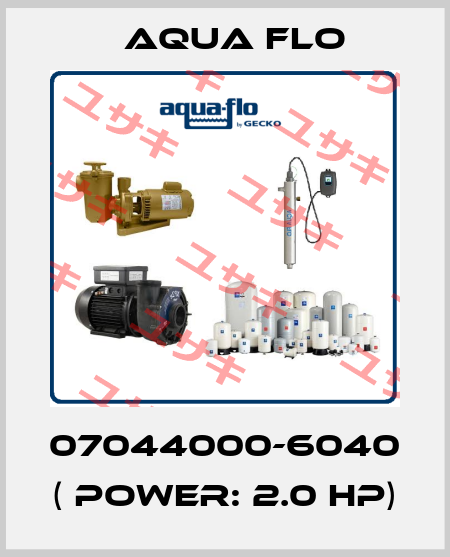 07044000-6040 ( Power: 2.0 HP) Aqua Flo