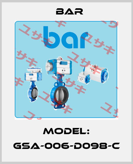 MODEL: GSA-006-D098-C bar