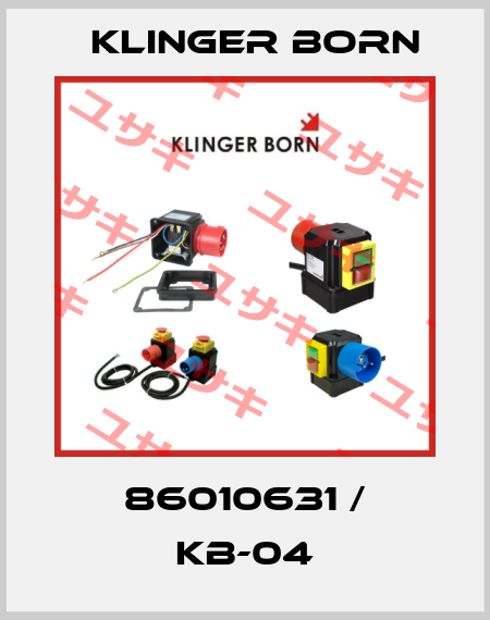 86010631 / KB-04 Klinger Born